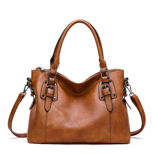 Fashion Women Vintage Simple Shoulder Tote Bag