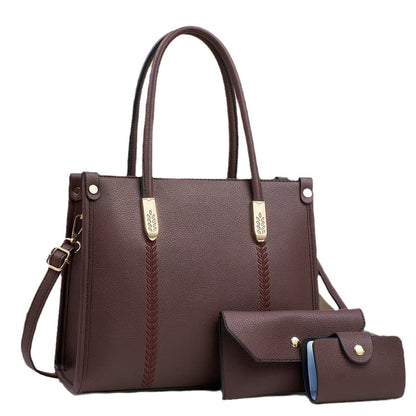 Large Capacity Women Tote Bag Three-Piece Set