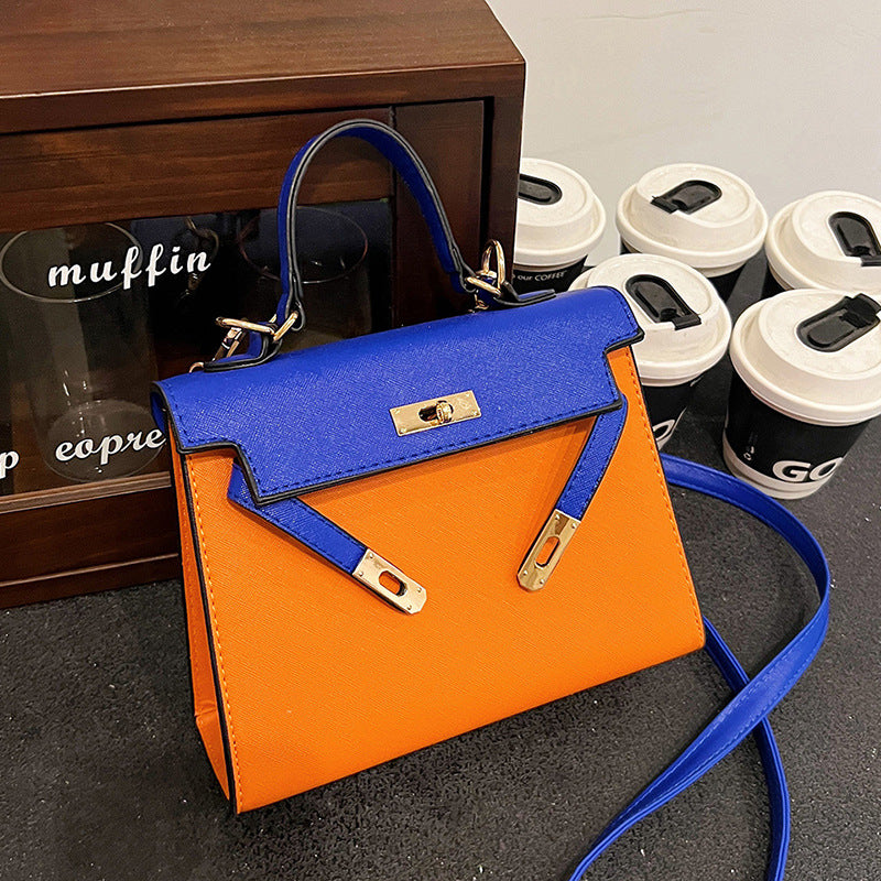 Sac à main élégant et coloré de grande capacité en PU Kelly Bag