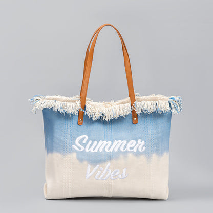 Sac fourre-tout brodé style bohème décontracté pour les fêtes