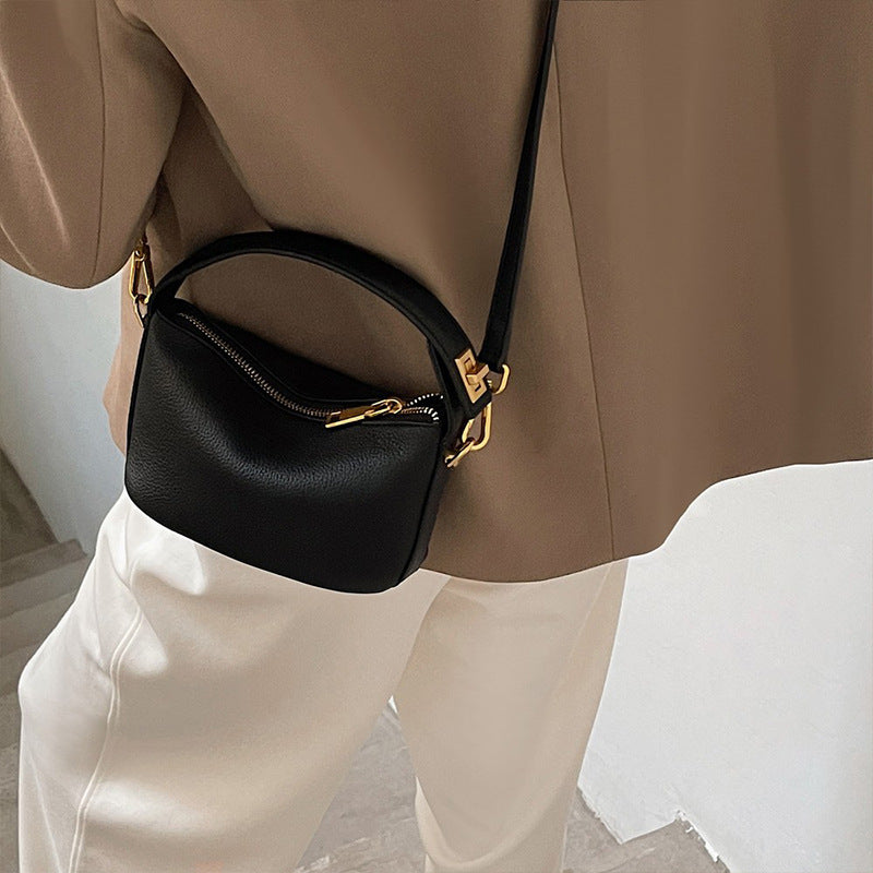 Bolso de mano de diseño de color sólido de moda