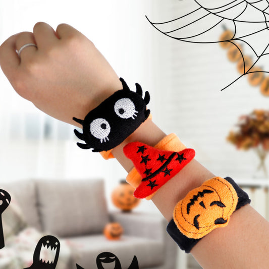 Accesorios para pulseras de araña, calabaza y fantasma de Halloween para niños