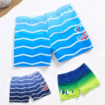Bañador con estampado de olas para niños