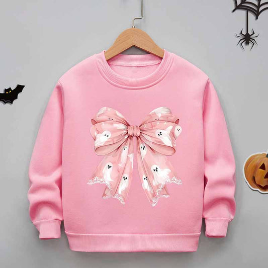Kids Toddler Boys Girls Casual Fleece Halloween Sweatshirts