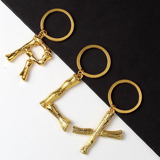 Fashion Creative Alphabet Keychain