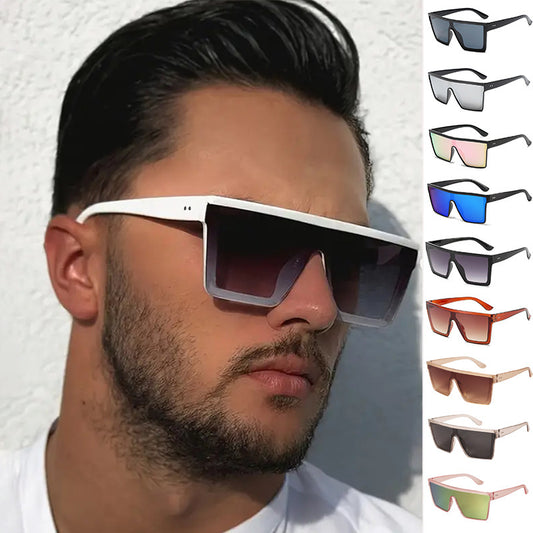 Fashion One-Piece Large-Frame Sunglasses