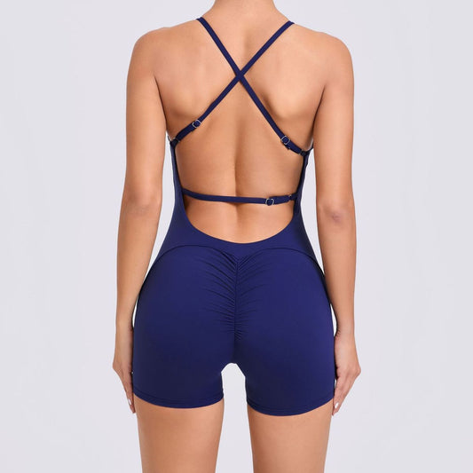 Women‚Äôs Hip-Lifting Fitness Backless Running Tights