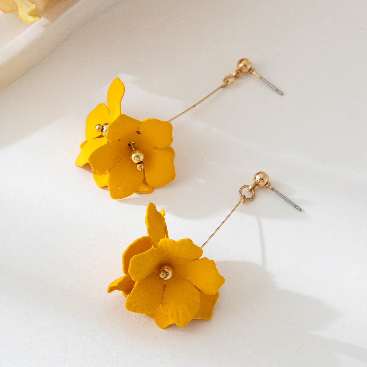Women Fashion Elegant Floral Earrings