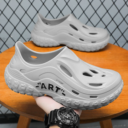 Zapatos casuales transpirables de color sólido y antideslizantes para hombre