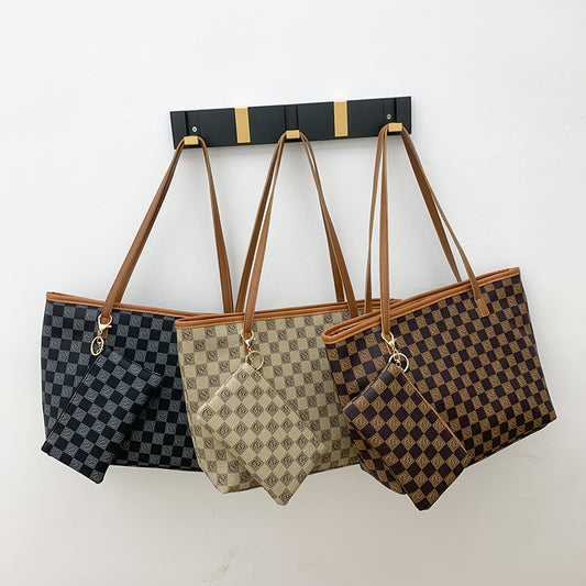 Women Fashion Simple Printed Tote Bag