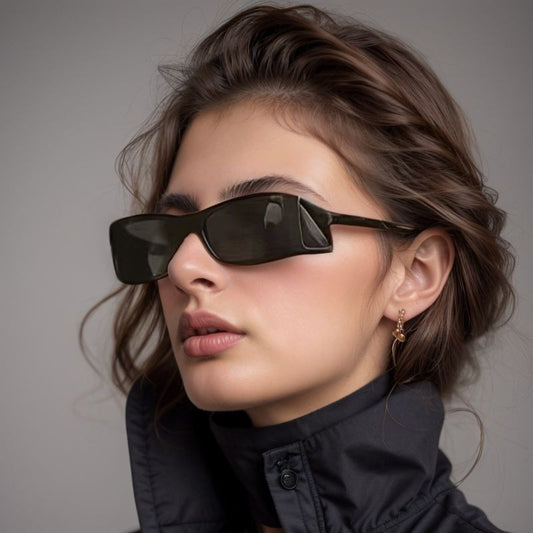 Punk Personalized Square Side Sunglasses