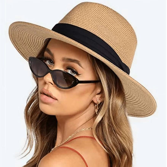 Beach Vacation Straw Hat Vintage Literature Art Style