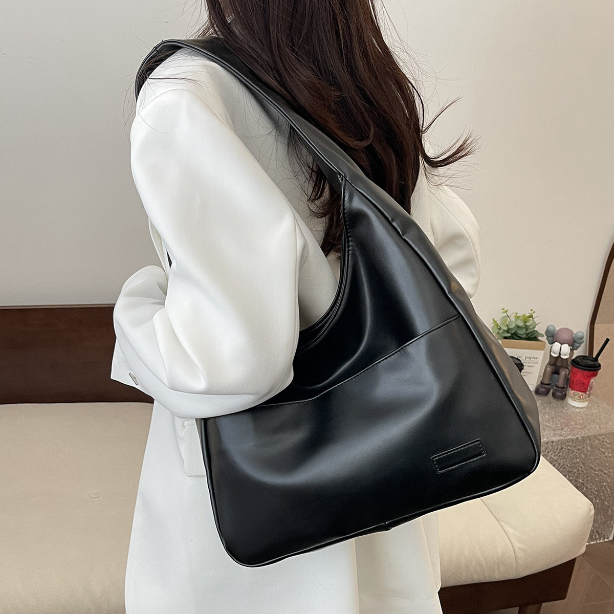 Autumn Women Large Capacity PU Shoulder Bag