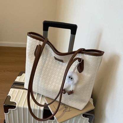 Bolso de mano informal de gran capacidad a la moda para mujer
