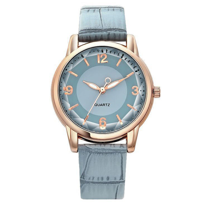 Women Fashion Solid Color Simple Quartz Watch