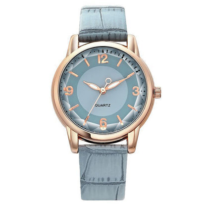 Women Fashion Solid Color Simple Quartz Watch