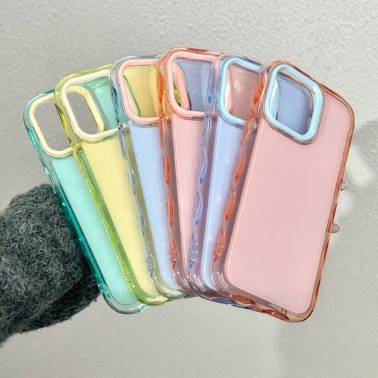 Fashion Solid Color Drop-Resistant Iphone Case