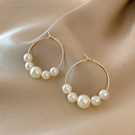 Women Fashion Elegant Imitation Pearl Earrings