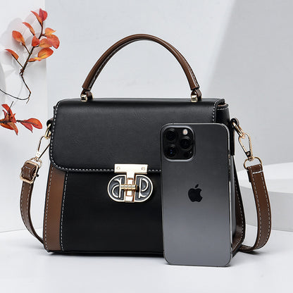 Women Casual Flap Square Bag in PU Material