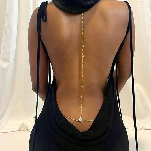 Bride Fashion Sexy Back Chain Body Chain