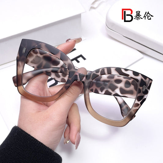 Lunettes vintage unisexes en forme d'œil de chat