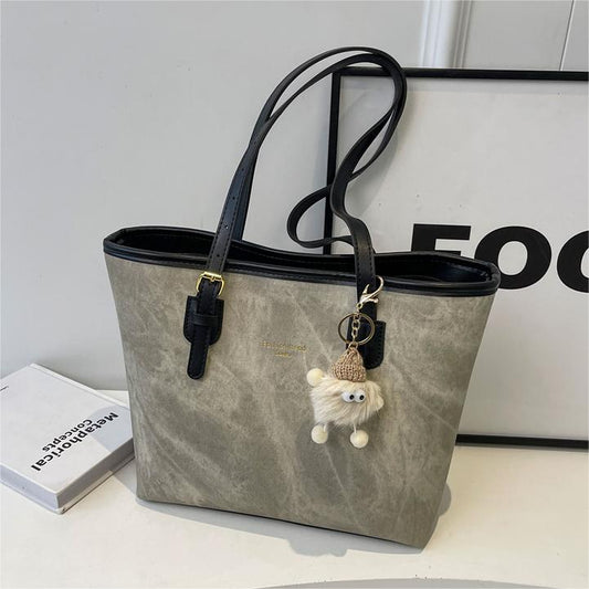 Women Fashion Casual Simple Large Capacity Tote Bag