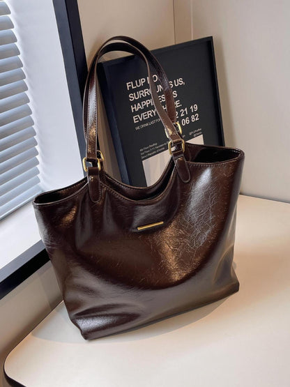 Bolso de mano informal de gran capacidad para mujer