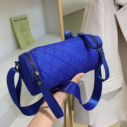 Bolso bandolera romboidal de color liso a la moda para mujer