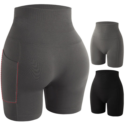 Women Yoga Fashion Solid Color Sports Shorts