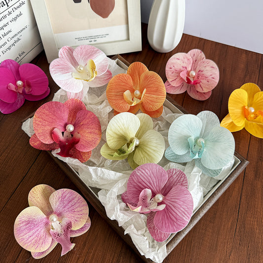 Accessoires pour cheveux floraux de plage avec fleurs papillon