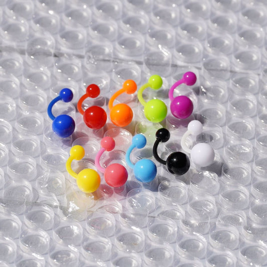 Piercing pour ongles en acrylique, simple et créatif, couleur bonbon, UV, doux, pour femmes
