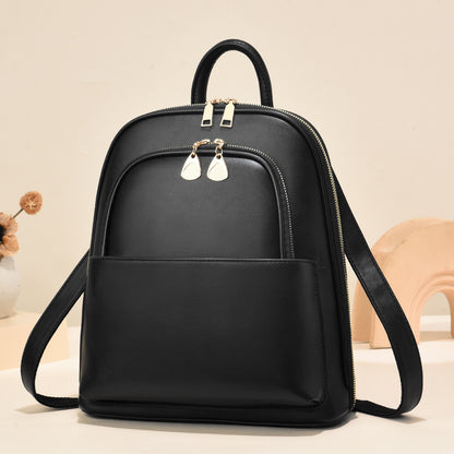 Travel School Women Pu Leather Backpack