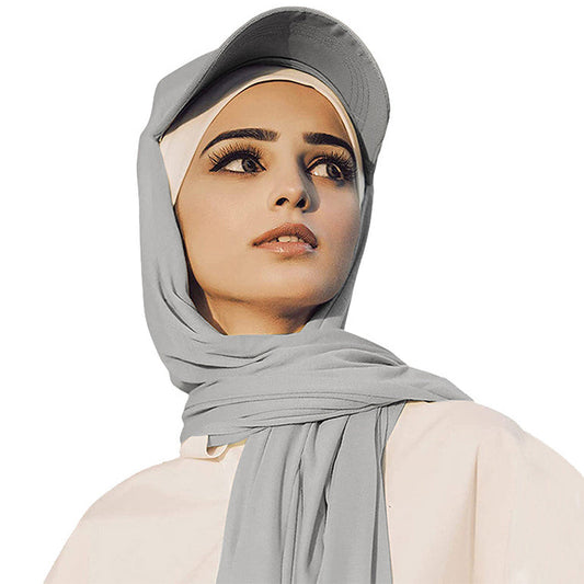 Casquette et écharpe pare-soleil une pièce tendance pour femme