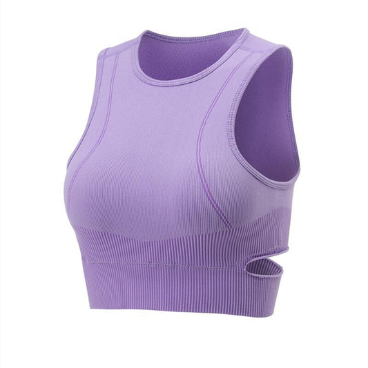 Women Yoga Solid Color Sleeveless Blazer