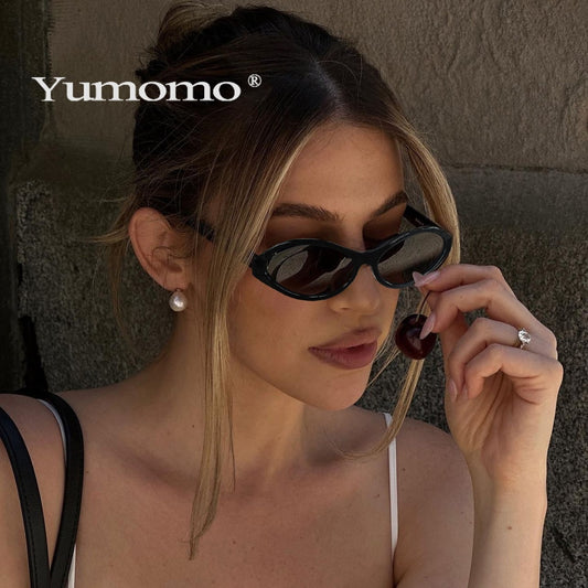 Retro Personalized Small Frame Oval Sunglasses