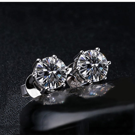 Women Fashion Six Claw Zircon Earrings