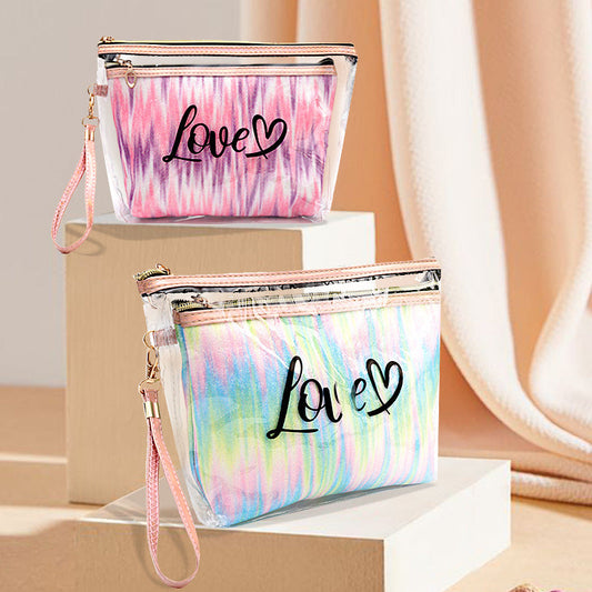 2 In 1 Travel Tie-Dye Cosmetic Bag