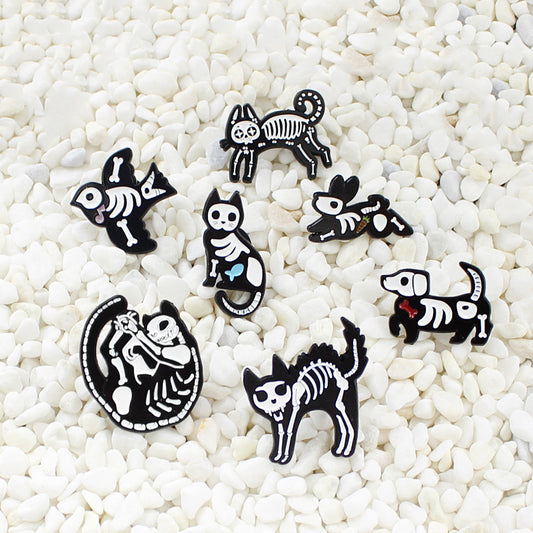 Halloween Unisex Cartoon Animal Metal Brooches