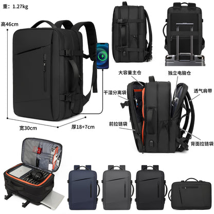Travel Dry Wet Separate Backpack for Men and Women