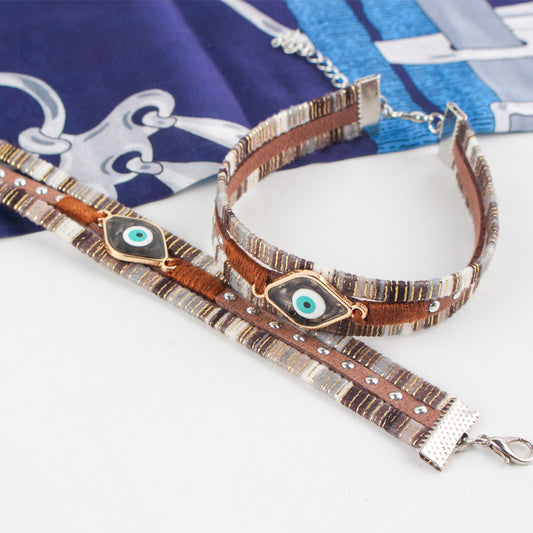Bohemian Evil Eye Personalized Bracelet