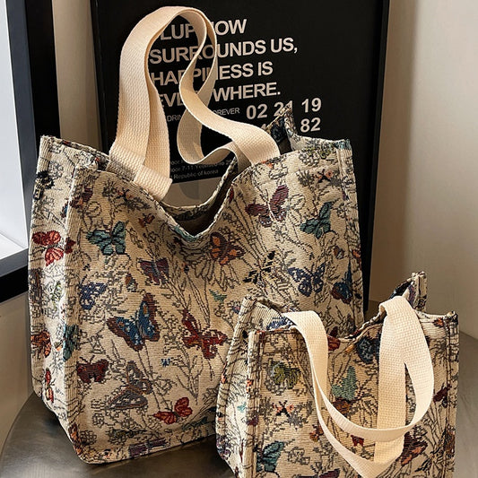 Bolso de lona informal de gran capacidad para mujer para negocios