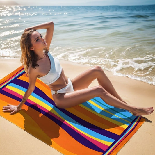 Microfiber Beach Towel - Quick-Dry Superfine Fiber