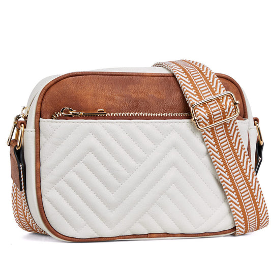 Women Casual PU Leather Square Crossbody Bag