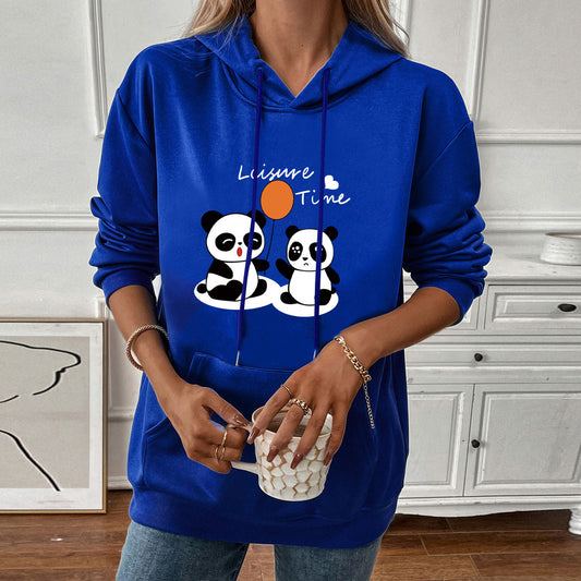 Women's Casual Print Hoodie - Scenery Pullover