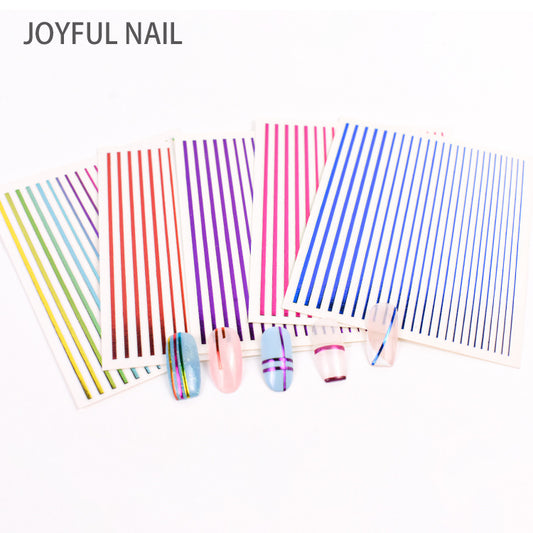 Autocollant de ligne de manucure Nail Art