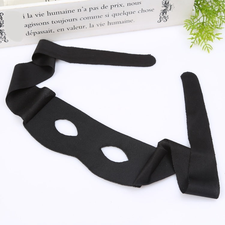 Masque de danse de scène Halloween Zorro Masque pour les yeux bandé