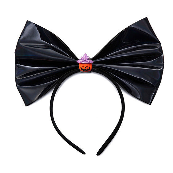 Bandeau nœud citrouille crâne fantôme Halloween pour enfants