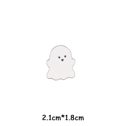 Broche unisexe Halloween en forme de squelette et de momie citrouille
