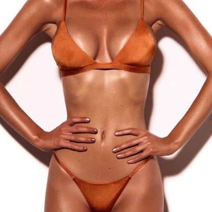 Conjunto de bikini sexy de playa para vacaciones de verano para mujer