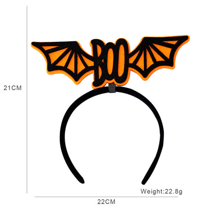 Bandeau d'Halloween pour enfants, accessoires de fête fantôme, citrouille et squelette